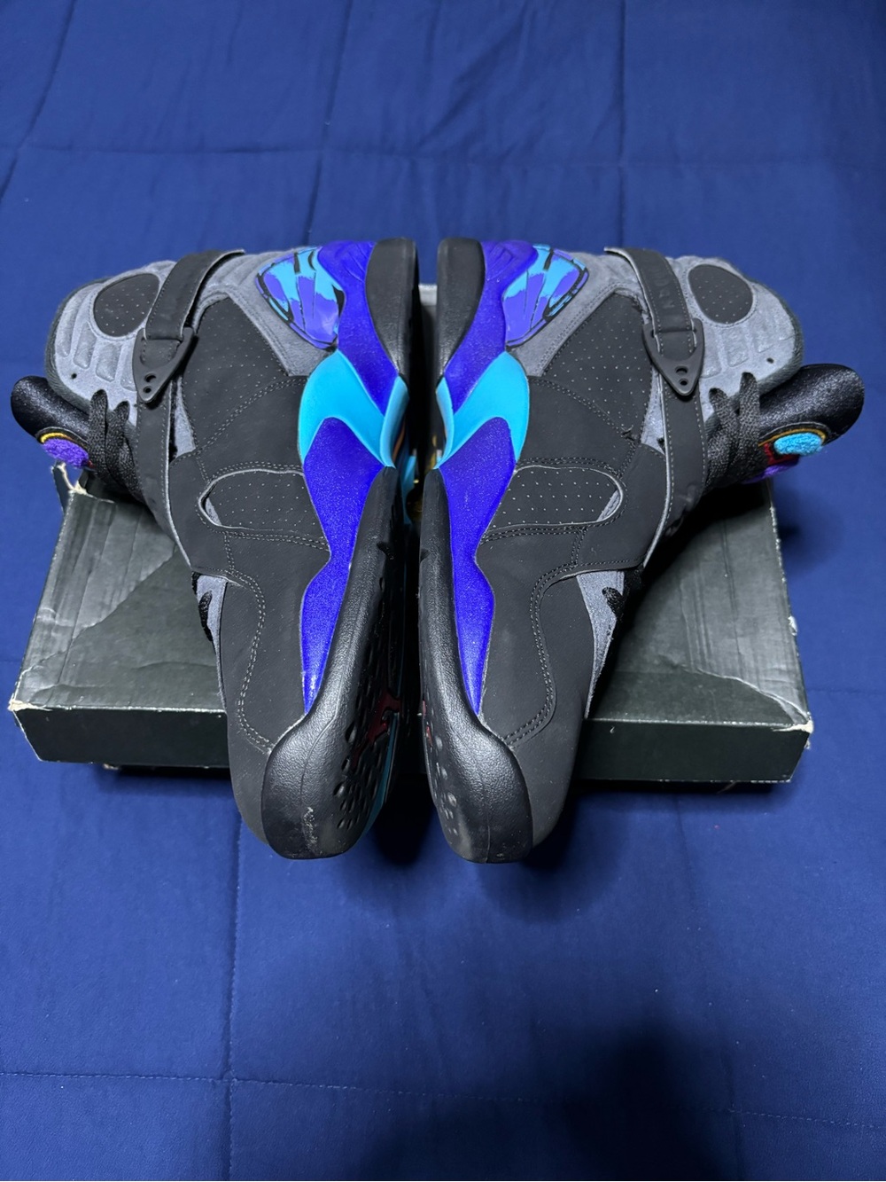 Jordan 8 Retro OG Aqua Size 13 - Picture 3 of 8